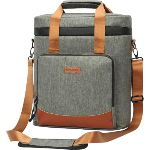 New 2020 Wine Cooling Bag 100% Leakproof Picnic Cooler Backpack Portable Camping Hiking Insulated Thermal Rucksack