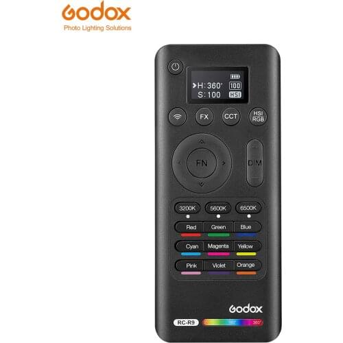GODOX Remote Control RCR9 Remote, Compatible for LC500R, SZ150R, TL60 RGB LED Remote Control