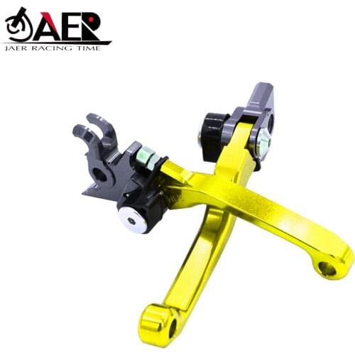 JAER CNC Motorcycle Dirt bike Pivot Brake Clutch Levers For Yamaha WR450F 2016 2017 2018 WR250F 2017-2018