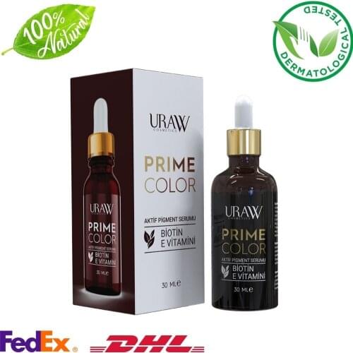 Prime Color Serum URAW 30ml Against White Hair, Preventing Hair Graying FAST DELIVERY