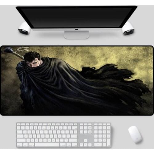 XGZ Exquisite large-size anime table mat dark swordsman series pattern keyboard pad gaming essential rubber high-speed mouse pad
