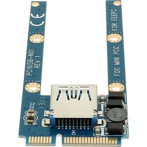 Factory price Mini PCIe PCI-E to USB 2.0 Adapter mPCIe to USB2.0 Converter Card