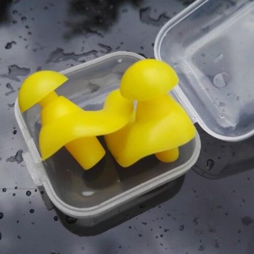 1 Pair Ear Plugs Water Sports Swimming Diving Adult Waterproof Ear Protector Waterproof Earplugs Water Sports Swimming
