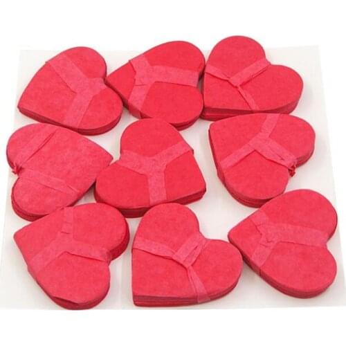 9pcs Snow Storm Paper Heart And Star Shape Stage Magic Tricks,Accessories Party Magic Show Snowpaper Appearing Fun Magician Toys