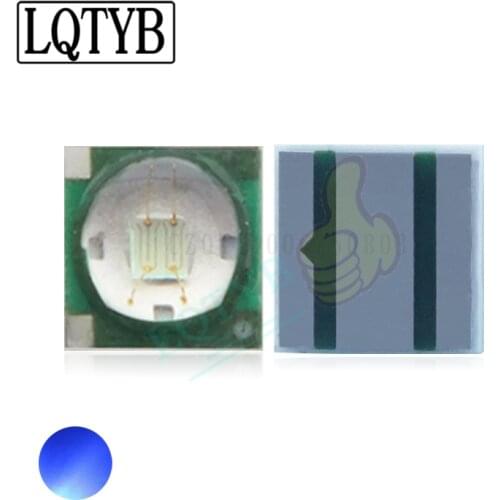 Aluminum nitride ceramic package 3535 high power 460-470nm blue light landscape light high brightness 3W LED lamp beads