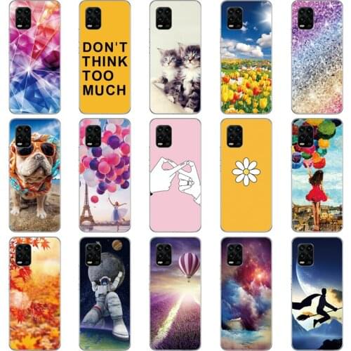 Case for Xiaomi Mi 10 Lite 6.57" Soft Silicon Tpu Cover For Xiaomi Mi 10Lite 5G Mi10Lite Phone Back cases Shell Bumper Funda