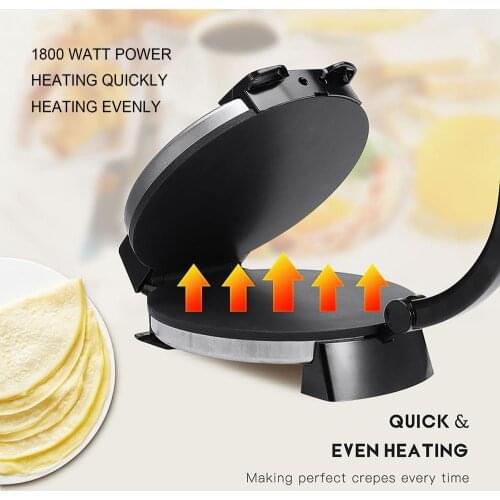 1800W Electric Crepe Maker Pizza Paratha Pan Cake Machine Non-Stick Griddle Baking Pan Cake Machine Kitchen Cooking Tools