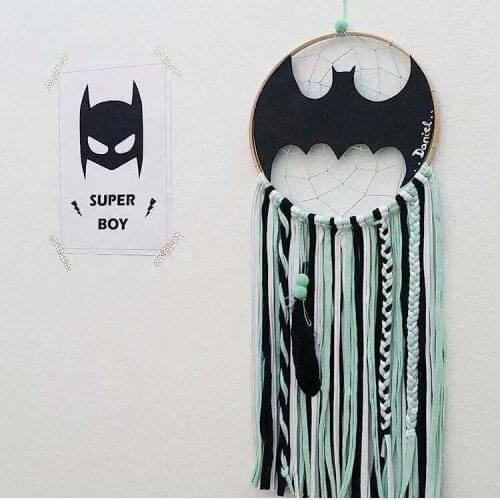 1PCS Ins Wind Cartoon Animal Dream Catcher Koala Bat Wooden Wind Chime Tapestry Pendant Wall Decoration