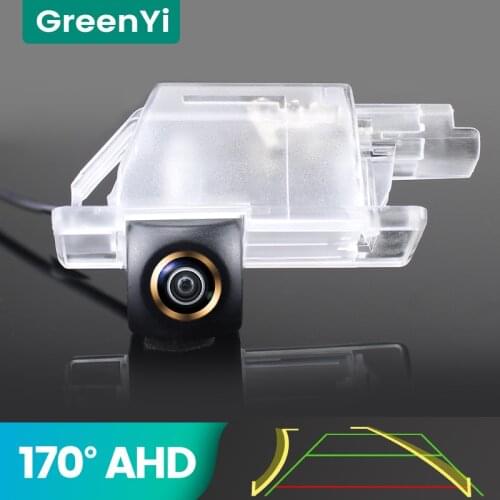 GreenYi 170° AHD 720P Trajectory Car Rear View Camera For Peugeot 301 308 408 508 C5/ Citroen C5 C4 MG3 MG5 Reverse Vehicle