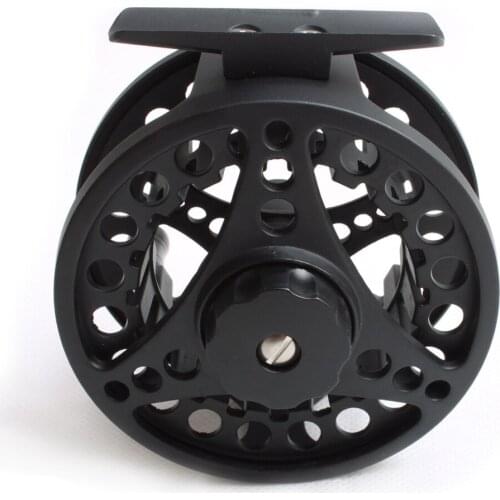 Fly Fishing Reel Spool Black Fishing Wheel Vessel Left Right Hand Exchange Die-casting