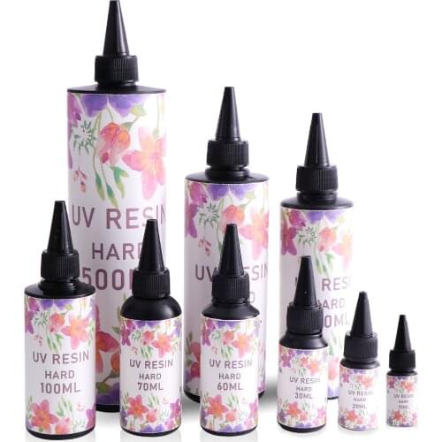 10-500g UV Resin Glue Quick Drying High Transparency UV Gel Curing Hard State For DIY Jewelry Making Production Accessories Glue