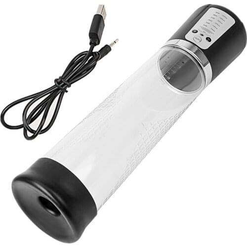 IKOKY Penis Enlargement Extender Automatic Penis Pump Sex Toys for Men Vacuum Pump Electric Penis Enlarger USB Rechargeable