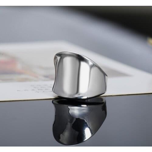 100% 925 Sterling Silver wide Rings Jewelry for Women men Size 6 7 8 9 10 Fashion Wedding Jewelry high quality Christmas gifts