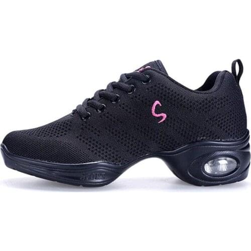 Sneakers Woman Dance Shoes For /Modern/Hip Hop/Jazz Breathable Mesh Teachers Platform Sneakers For Men Women Ladies Dancing Shoe