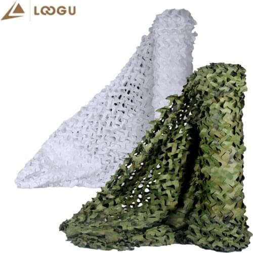 LOOGU White Jungle Reinforced Gazebo Camouflage Net Military Garden Shade Hide Mesh Camo Netting Fence Cover 2x6 2x7 3x5 2x5 4x3 Pergola Gazebo Fete