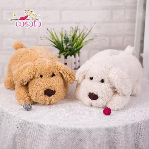 Cartoon Stuffed Soft Teddy Dog Car Napkin Box Dog Plush Toys 40 cm Super Lovely Cartoon Dog Plush Tissue Box
