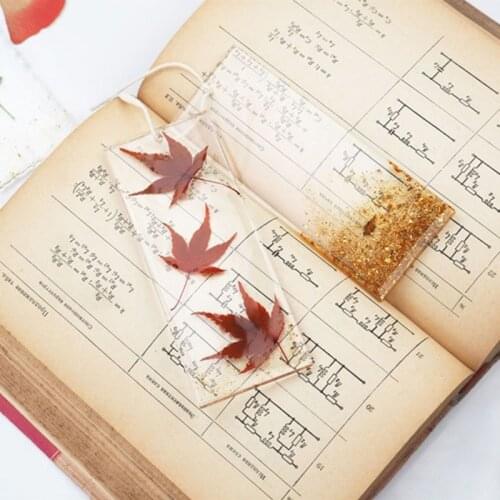 Irregular Rectangular Bookmark Epoxy Resin Mold DIY Tag Pendant Silicone Mould Dropshipping