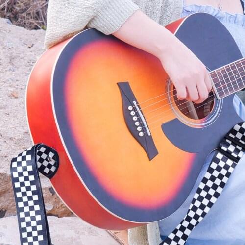 Adjustable Guitar Strap For Acoustic Electric Bass Guitar Electric Acoustic Guitars Musical Stringed Instruments Accessories