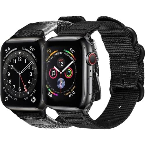 2pcs watchband for apple watch se 44mm 40mm band series 6 5 4 bracelet for iwatch 3 strap 42mm 38mm sports nylon pulseira loop