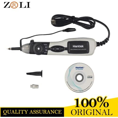 Pen Type PC USB Digital Oscilloscope Portable Storage Oscilloscope 96MSa/s 20MHz Bandwidth Hantek PSO2020
