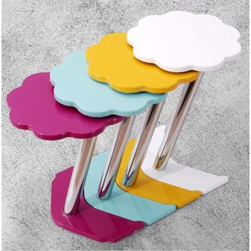 Modern 4 Pcs Daisy Zigon coffee table-Color 2 coffee tables table basse furniture living room table