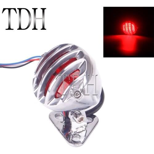 Cafe Racer Led Stop Tail Light Motorbike Brake Rear Lamp Taillight For Harley Chopper Street Bob Honda BMW Yamaha Touring Custom