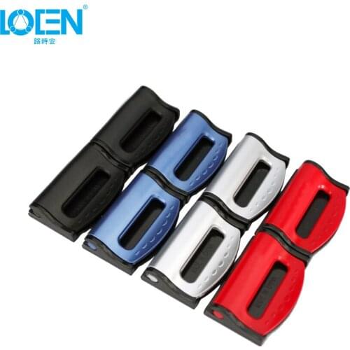 2PCS/LOT Car Safety Seat Belt Clip Adjuster Buckle Black Red Silver Blue For 5CM Width Seat Belts Universal Auto Accessories