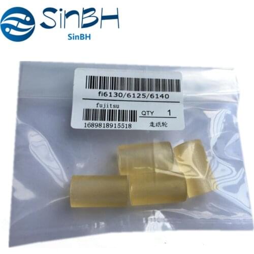 2Set PA03540-Y075 PA03630-Y215 PA03630-Y210 PA03540-G078 Feed Roller Rubber Exit Tire for Fujitsu 6125 6130 6140 6225 6230 6240