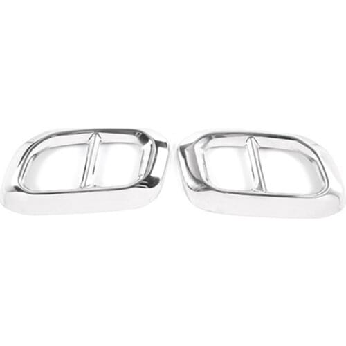 Car Stainless Steel Exhaust Pipe Muffler Tail Cover Trim for Mercedes Benz GLE350 GLE450 GLC GLS W167 X253 X167