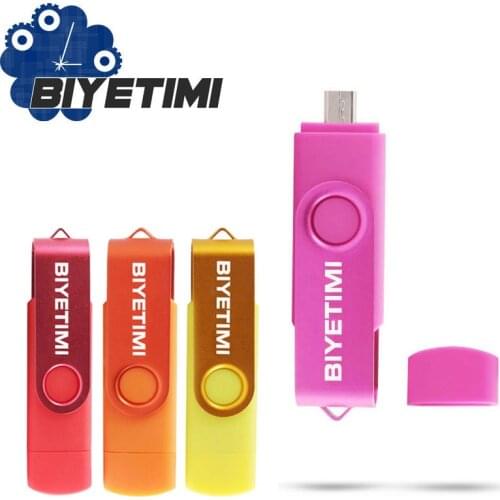 Biyetimi 2019 Fashion series of different colors otg Usb 2.0 Usb Usb Flash Drive Full Capacity Pendrive usb memory stick