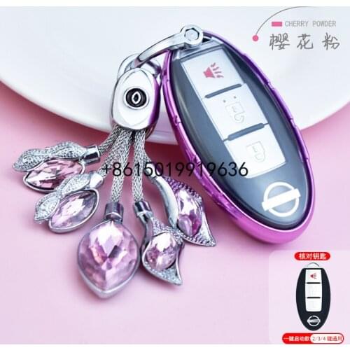 For nissan Teana Qashqai X-Trail Sylphy Bluebird Tiida tpu Key Cover CAR holder case key Free shipping