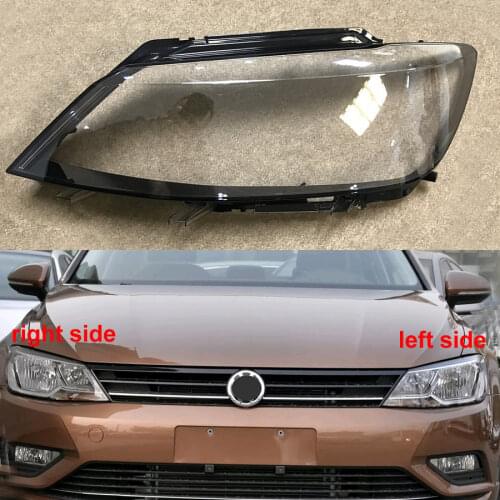 For Volkswagen Lamando Halogen 2015 2016 2017 2018 Transparent Lampshade Shell Glass Headlight Shell Headlight Cover Lens