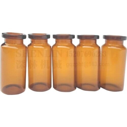 10ml vial clear glass bottle for medicine pharmecutical vial package brown color 22*50mm 1500pcs/lot medical bottle