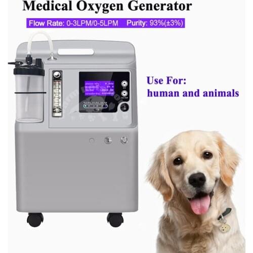 Oxygen Concentrator for Human Animals 3L 5L Medical Oxygen Machine Veterinary Equipment