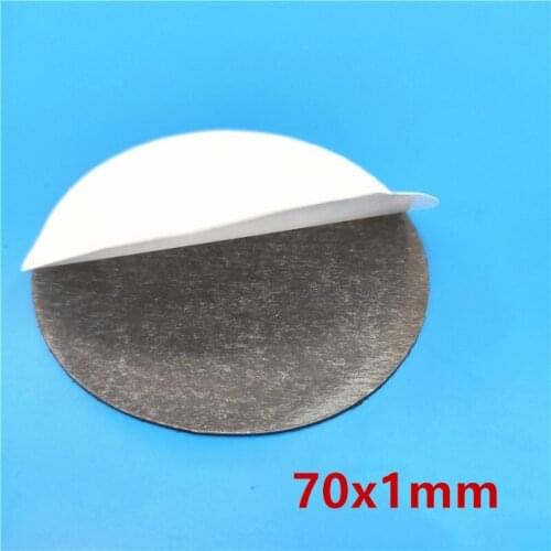 70x1 Round Magnetic Refrigerator Sticker Fit Glass Cabochon Fridge Magnet DIY Refrigerator Magnet Blackboard Sticker 70mm x 1mm