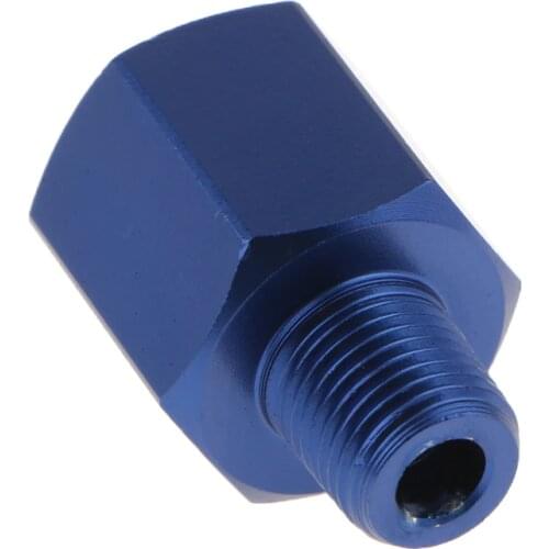 M12x1.5 to 1/8 NPT OIL Pressure Gauge Connectting Adapter Quick Connect Hose Pipe Fitting