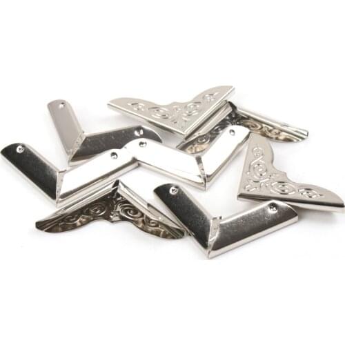 Metal Corners For Books Scrapbooking Photo Albums Menus Corner Protectors Metal Crafts DIY Ornament 30x30x3mm 20pcs