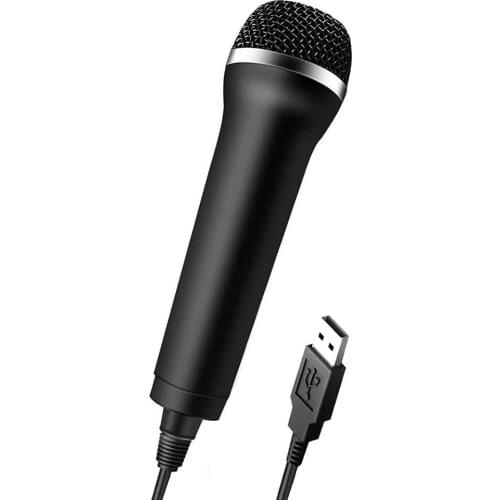 Chatting Gaming Podcast Recording Universal USB Wired Microphone Karaoke Mic for Nintendo Switch Wii PS4 Xbox PC
