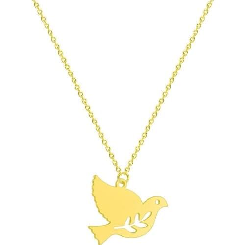 Fashion Elegant Luxury Heart Shaped Crystal Hummingbird Cat Flowers Pendant Necklace