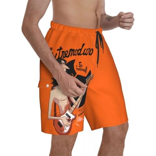 VILLA -blog- Jordi Villaverde Extremoduro Promo Male Shorts Pocket beach pants Causal R251 Breathable Quick Dry Print premium