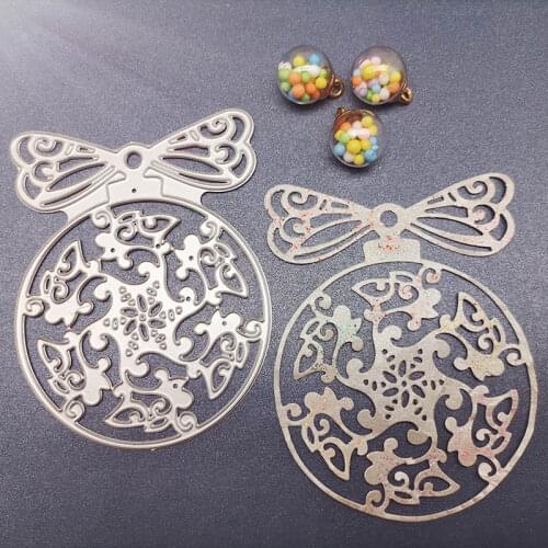 New Metal Cutting Dies Scrapbooking creative hollow ball DIY Album Paper Card Craft Embossing stencil Dies 72*94mm