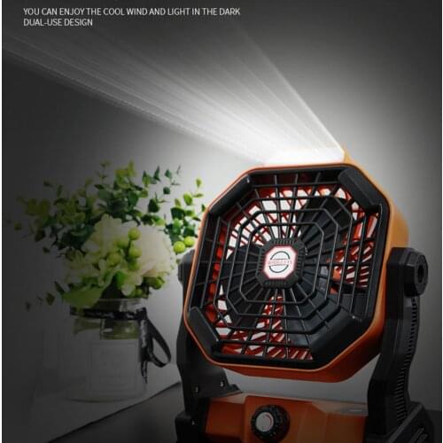 Solar Powered Fan Mini Desktop Cooling Fan with LED Light for Home Outdoor Multifunctional Cooler Portable Air Cooling Fan