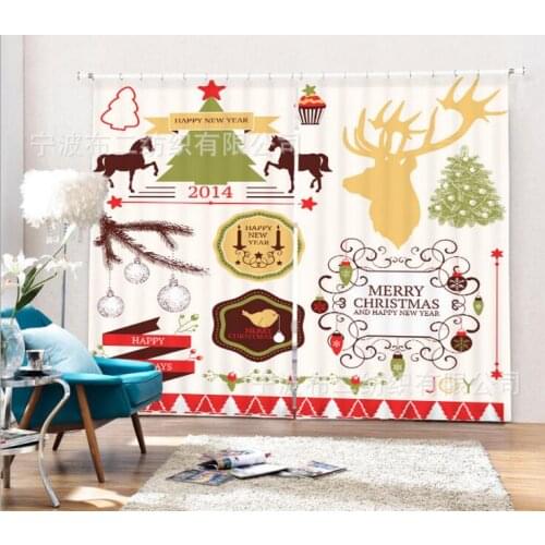 Kids Bedroom Luxury Blackout The cartoon 3D Window Curtains For Living Room Customized size Drapes Cortina Rideaux Cushion cover