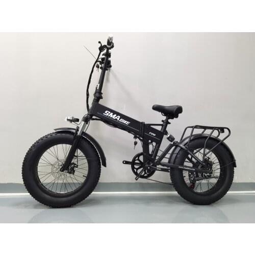 20-inch folding electric bicycle, aluminum alloy rear shock absorber frame folding electric bicycle fat tire folding electric bi