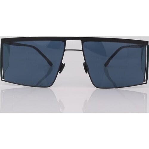 Utral light rentangle goggle sunglasses women fashion driving sunglasses men