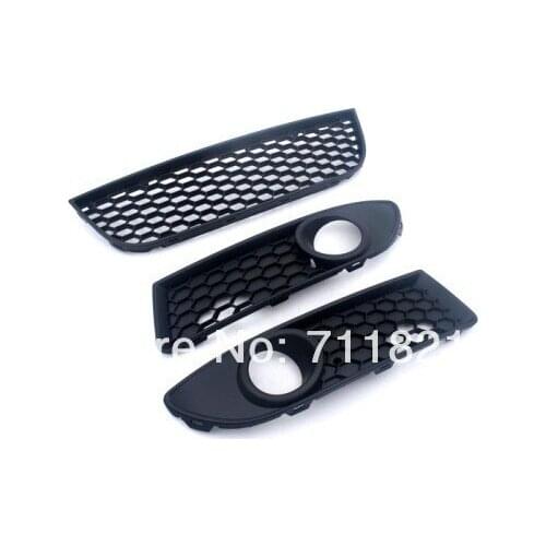 Sporty Honey Comb Lower Grille Set For Volkswagen For VW Polo 9N3