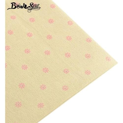Booksew Coth Cotton Linen Fabric Meters Tissu Material DIY Sofa Cushion Tablecloth Bag Curtain Cabas Home Telas Patchwork Quilts