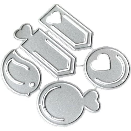 Carbon Steel Cartoon Cutting Die Embossing Stencil Template Mold DIY Paper Art Craft Scrapbook Bookmark Greeting Card Decor