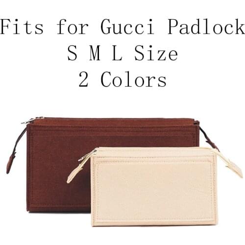 Insert Bag Organizer for GG Padlock Doudle G Makeup Handbag Organizer Ladies Inner Purse Portable Cosmetic Inside Bags