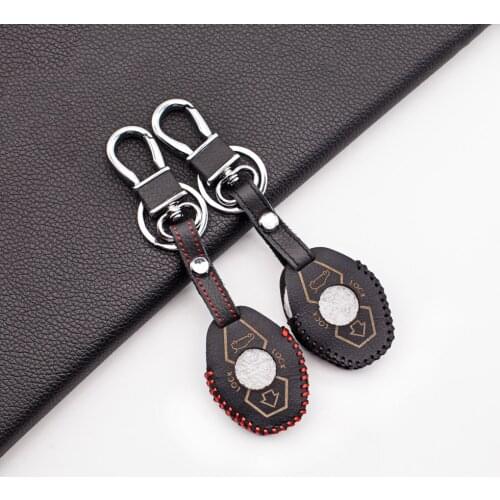 High Quality Soft Leather Style Car Key Cover For BMW M3 E38 E39 E46 E53 E60/61 E63/64 E83 E85/86 Key Protection Chain Case